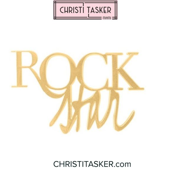 ROCKstar Gold Lapel Pin for the Rock Star in Your - Picture 1 of 1